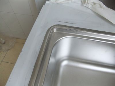 臺(tái)面安裝接縫工藝